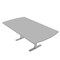 Skutchi Designs 45.25 in W, 84 in L, 29 in H, Engineered Wood Top, Grey HAR-AREC-46X84-T-XD01 - alternate 1